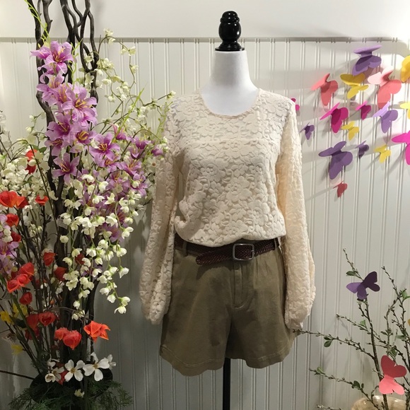 Sz S & L Lace Balloon Sleeve - Picture 13 of 15